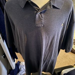 Dark Gray Soft Touch Pique Polo Ralph Lauren Polo Shirt